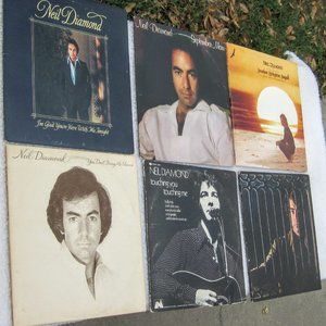 Vintage Bundle of six (6) Neil Diamond albums